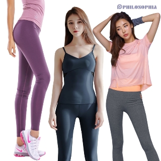 필로소피아 여성 애슬레저룩 컬렉션/여자 운동복 상의 하의/레깅스/브라탑/커버업/요가복/필라테스복/레저