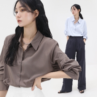 [Contem] 기획3사이즈링클프리텐셀셔츠_CONYW3W09M 셔츠/텐셀셔츠/3사이즈텐셀셔츠/링클텐셀셔츠