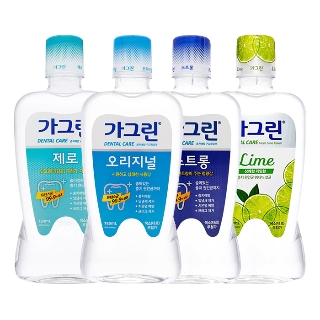 [가그린] 동아제약 가그린 750ml 3개 4개 오리지널 제로 스트롱 라임 가글 구강청결제