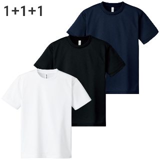 [완티] 1+1+1 기능성 드라이 라운드 반팔티 3장세트 쿨티/냉감/남자/여자/빅사이즈/운동복/남녀공용