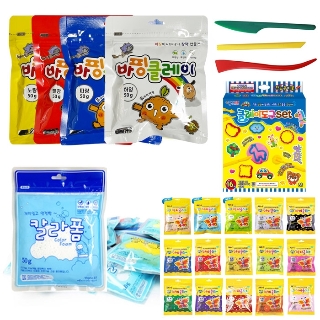 컬러클레이50g / 칼라폼50g / 아이클레이 외