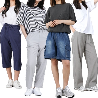 [VENTIV/WOMAN] 쿨스판 린넨 코튼 5부 7부 빅사이즈 코튼팬츠모음